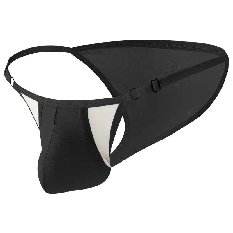 Men's Ice Silk Briefs with Open Front And Adjustable Waist - Summer Sexy Breathable Underwear for Comfortable Fit — image 21