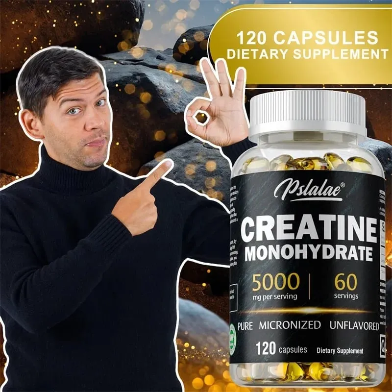 Creatine Monohydrate - Boost Muscle Strength Promote Muscle Growth Improve Athletic Performance Vegetarian Gluten-free — image 5