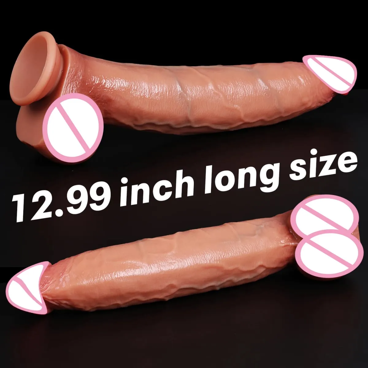 Super Long πέους Dildo Realistic Soft Dildos με βεντούζα Πρωκτικά παιχνίδια σεξ για ενήλικες για άνδρες Γυναίκες Αυνανιστής Τεράστιος ντίς φαλλού — image 2