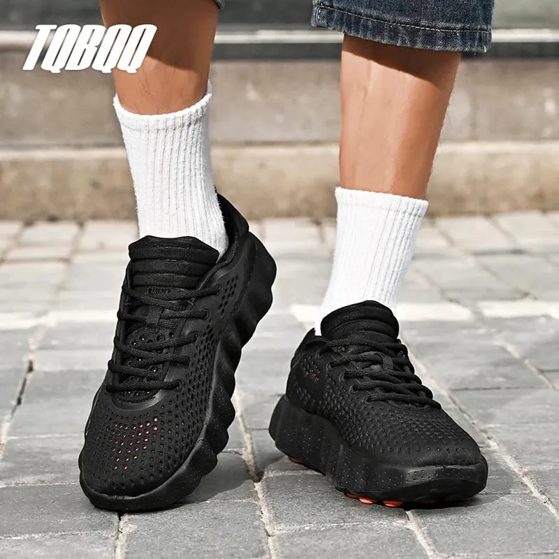 Ανδρικά άνετα casual αθλητικά παπούτσια με τεχνολογία μασάζ ανίχνευσης ποδιών Γυναικεία αθλητικά ελαφριά παπούτσια προπόνησης που αναπνέουν — image 5