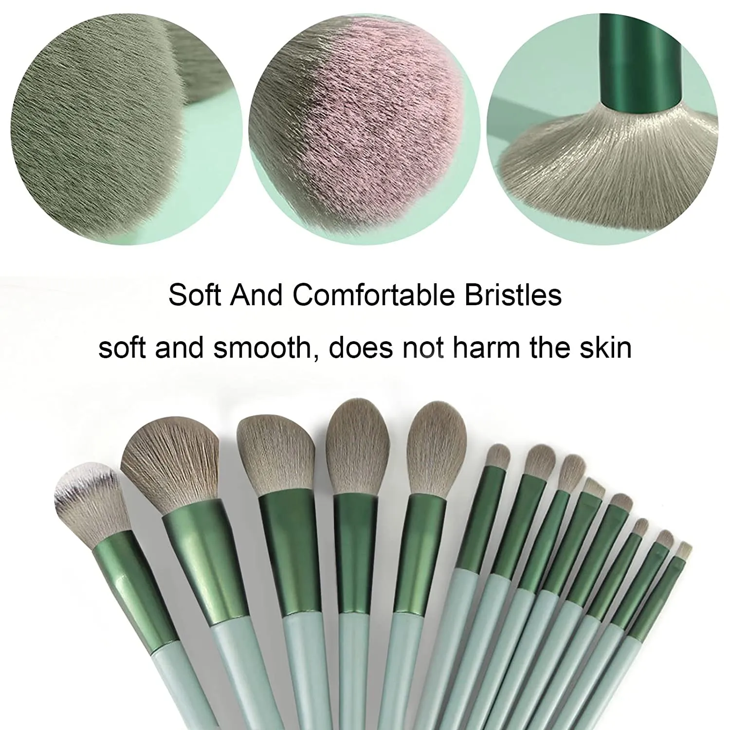 Professional 13PCS Makeup Brushes Set 2 Powder Puff Sponge for Cosmetics Foundation Blush Eyeshadow Blending Brush Beauty Tools — image 5