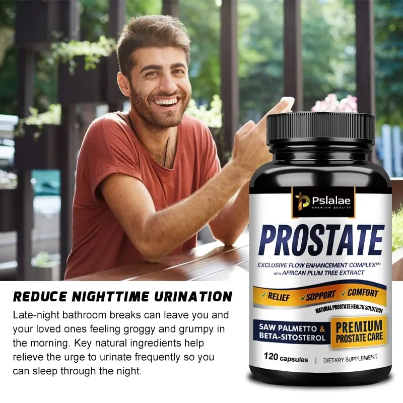 Prostate 3-Pack Saw Palmetto and Beta Sitosterol Supplements Healthy Support Size Supports Urinary Relief and Bladder Control — image 3