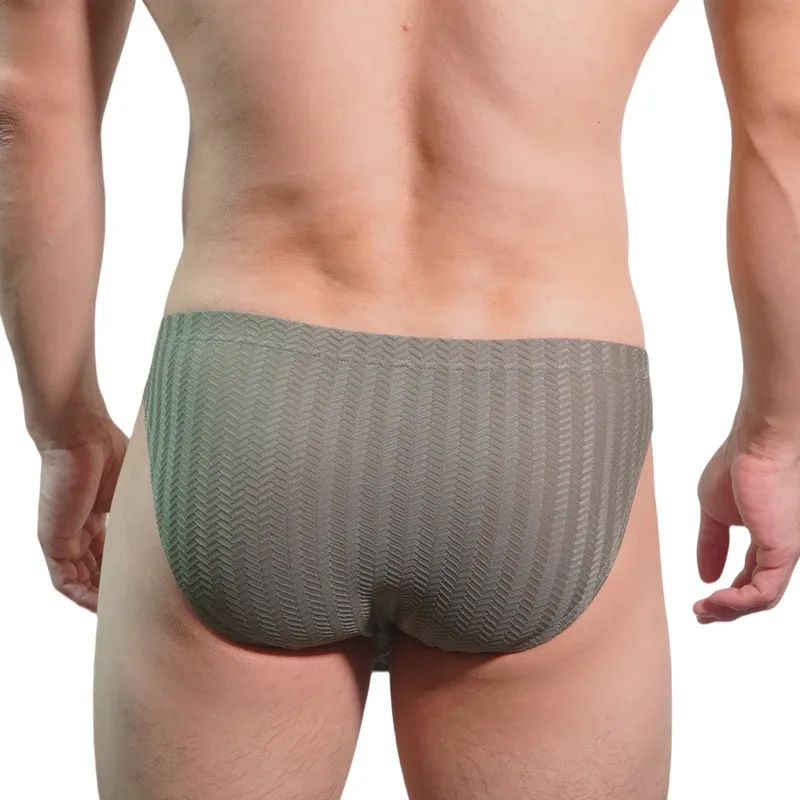 Men Bikini Sexy Briefs Underwear Lace Butt-lifting Male Panties Cuecas Calzoncillos Hombre Slips Quick Dry Mens Elastic Lingerie — image 9