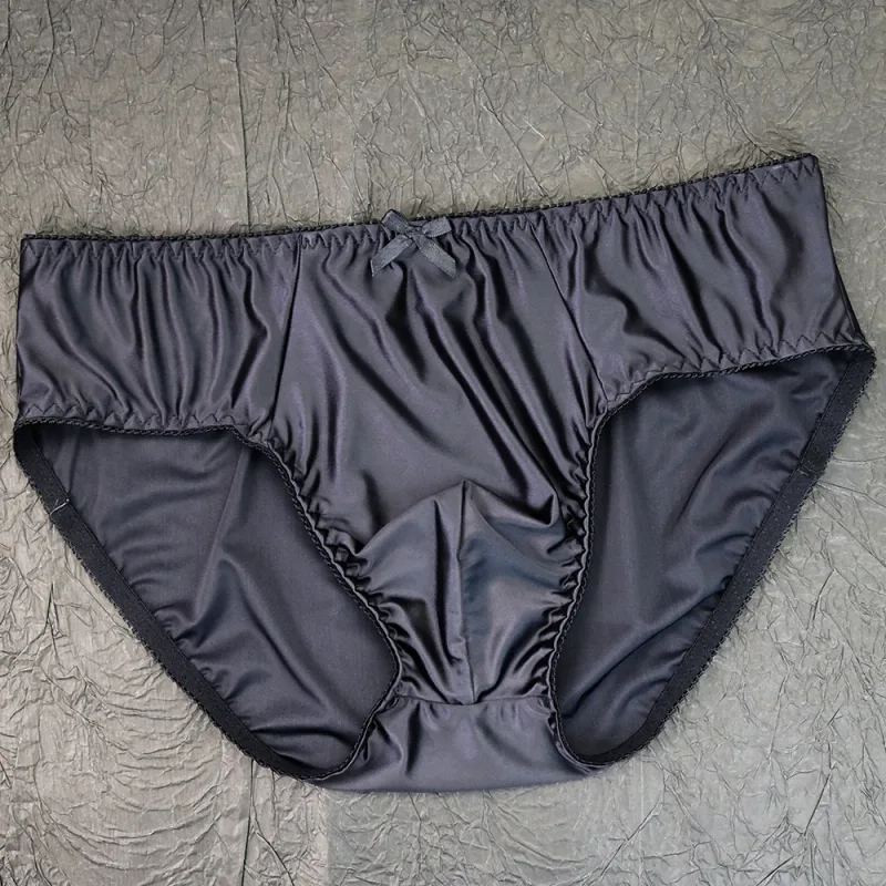 smooth Briefs Silky Men's Underwear Glossy Sports Men Swimsuit Interior Hombre Panties mens sexy underwear — image 25