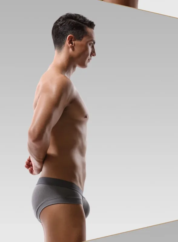 Men's Underwear, Men's Briefs, U-Shaped Pouch, Modal Breathable Summer Youth White Low-Waist Briefs — image 8