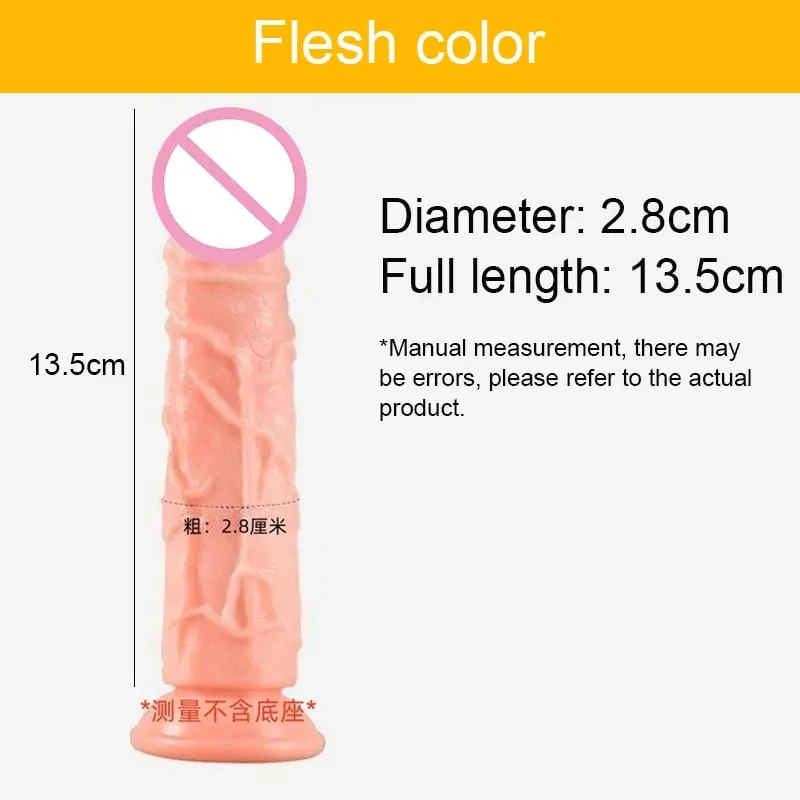 Βεντούζα πολλαπλών στυλ Dildo χρώματος σάρκας Dildo Big Dick Θηλυκό Αυνανιστής Κλειτορικός διεγέρτης Λεσβιακά σεξουαλικά παιχνίδια για γυναίκες