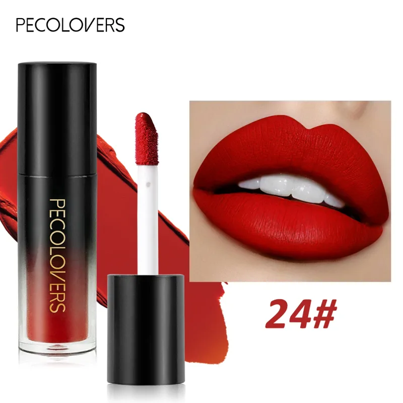 Πολλαπλών χρωμάτων Matte Velvet Lip Gloss Αδιάβροχο Αντικολλητικό Κύπελλο λείο κραγιόν για εφαρμογή υψηλής απόδοσης χρωμάτων — image 14
