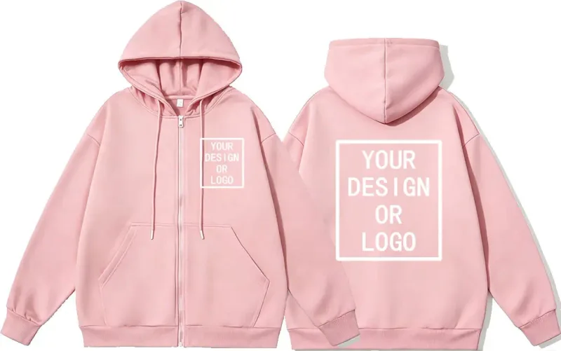 Personaliza tu propio diseño de marca, logotipo/imagen personalizada, sudaderas con capucha con cremallera DIY para hombres y mujeres, sudadera informal con capucha, nuevo jersey