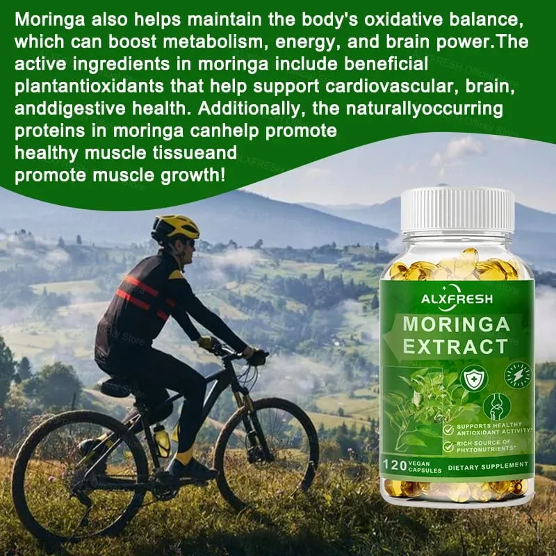 A Moringa kapszula támogatja az energiaszintet Az immunrendszer és az emésztőrendszer egészségének megőrzése, a csontok és a fogak egészségének megőrzése Erőteljes antioxidáns