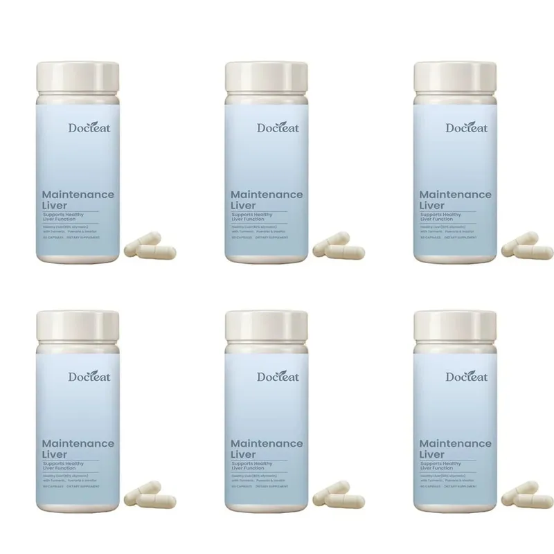 Liver Wellness Support Capsules with Milk Thistle Turmeric Extract Magnesium Glycinate Vitamin C E Herbal Formula 60 Capsules — image 12