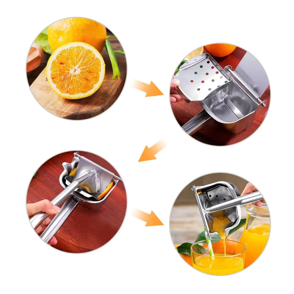 Manual Juice Squeezer Hand Pressure Juicer Pomegranate Orange Lemon Sugar Cane Juice Kitchen Bar Fruit Multifunctional Tools — image 9