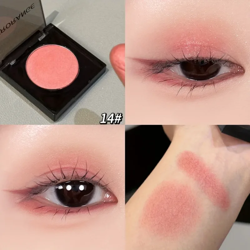 Herorange 16 Color Eyeshadow Palette Highlight Matte Shimmer Orange Brown Pink Champagne Waterproof Portable Festival Mak — image 16