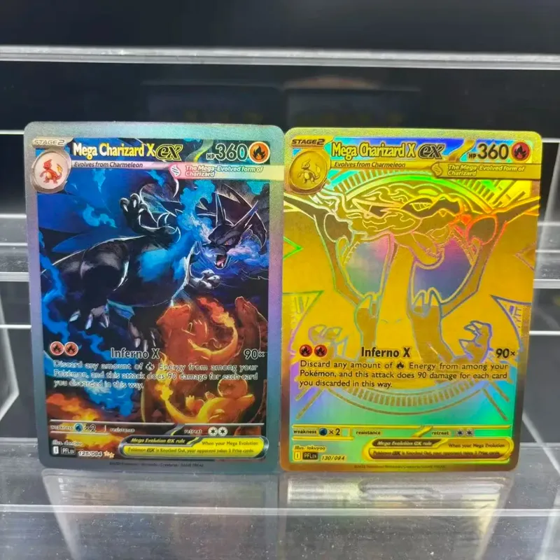 Κάρτες συλλογής DIY Mega X ex Phantasmal Flames EN Αυτοκατασκευασμένο Κλασικό Παιχνίδι Κλασικό Παιχνίδι Κάρτας Anime