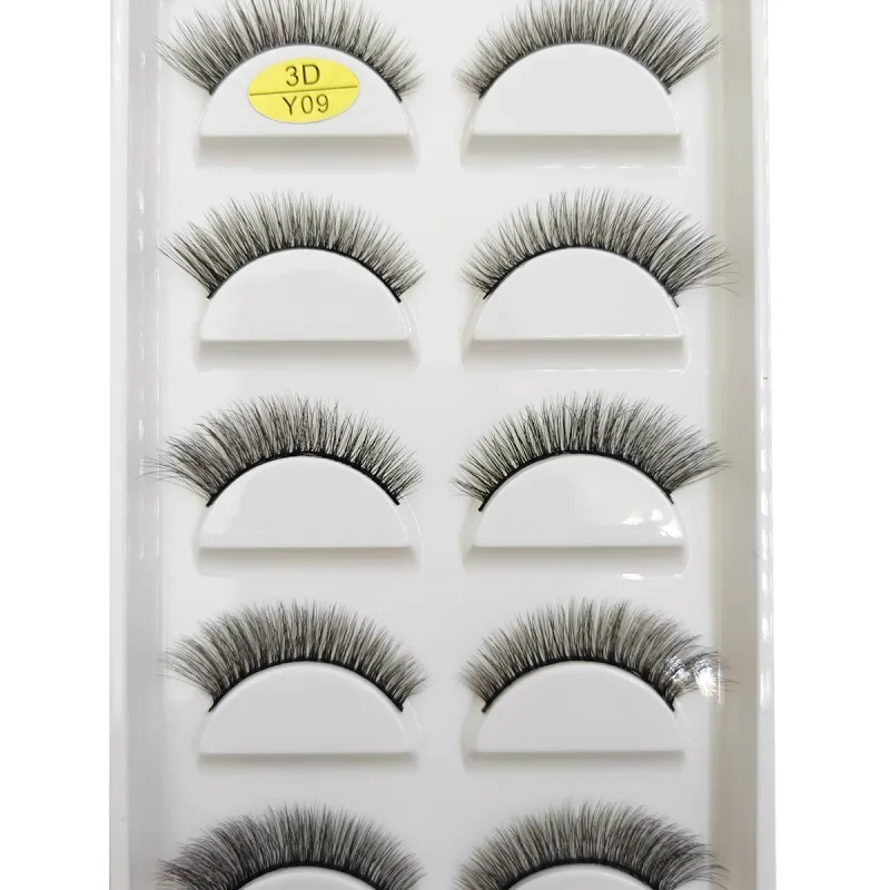 Natural 3D Mink False Eyelashes Soft Wispy Fluffy Eye Faux Lashes Make Up Eyelash Beauty Cat Cilios 5 Pairs 15 Styles — image 20