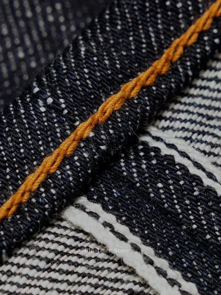 Κόκκινο Tornado Retro Heavy 18oz Raw Selvedge τζιν παντελόνι Sanforized Button Fly ψηλόμεσο πτερύγιο τσέπη τζιν ξυλουργικό στυλ — image 5