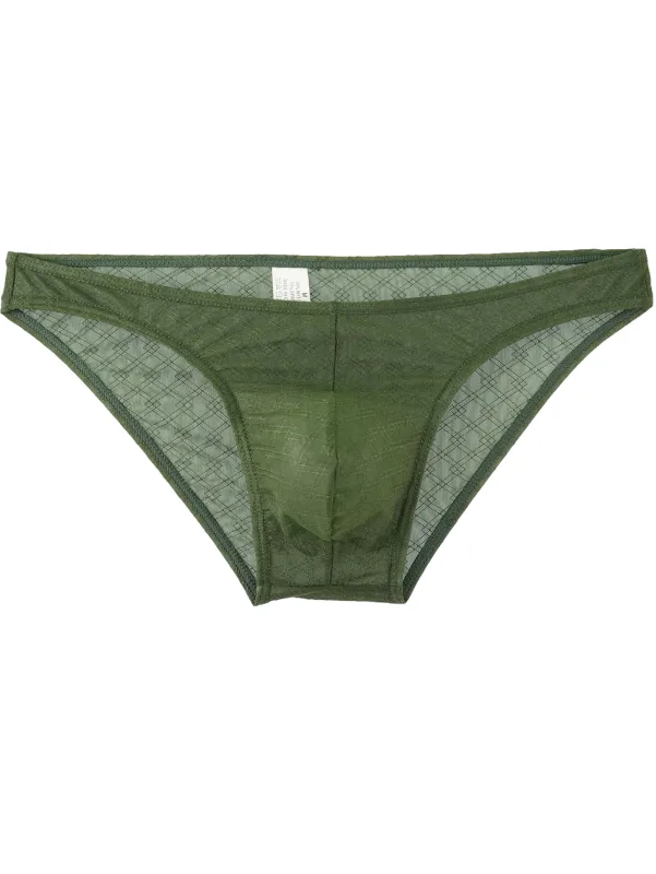 Men Briefs Underwear Men's Sexy Mesh Breathable Underpants Fashion Mens Briefs Bikini Underwear Shorts Male Panties K108 — image 2