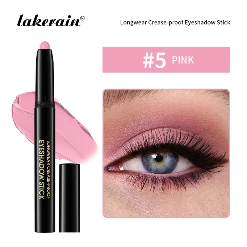 Shimmer & Matte Eyeshadow Pencil Stick Waterproof Pearlescent Metallic Glitter Eye Shadow Highlighter Pen Eyeshadow Cosmetics