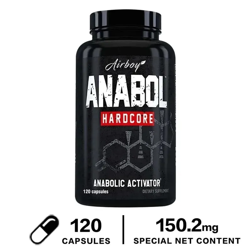 Συμπλήρωμα Anabol Hardcore - Αναβολικά Συμπληρώματα Μυϊκής Δόμησης που προάγουν τη σύνθεση μυϊκής πρωτεΐνης και αυξάνουν τη δύναμη — image 9