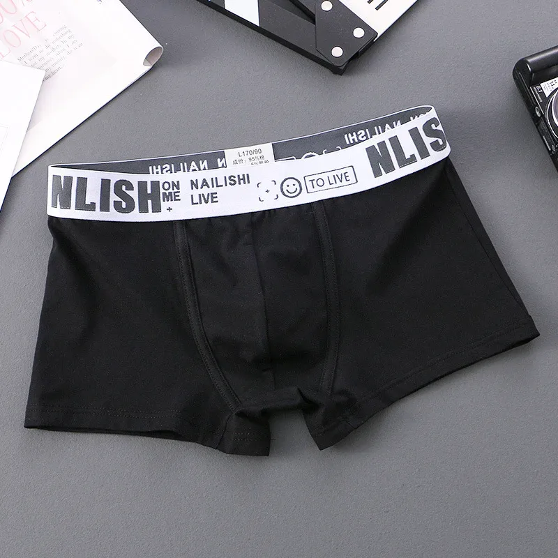 [Bloom the love] Marca Solid 1 pz/3 pz Boxer Uomo Intimo Cotone Boxershort Mens Boxer Uomo Cuecas Masculina Taglia M-3XL nl-112
