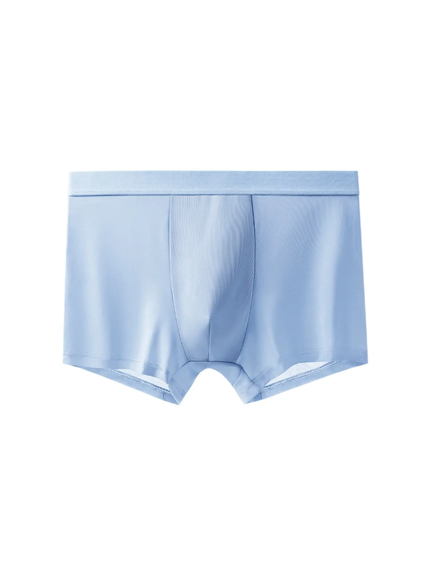 4pcs Luxury Summer Smooth Cool Satin-like Men's Boxer Shorts Underpants Breathable Crotch Male Underwear Panties Boxer Brifes — image 3