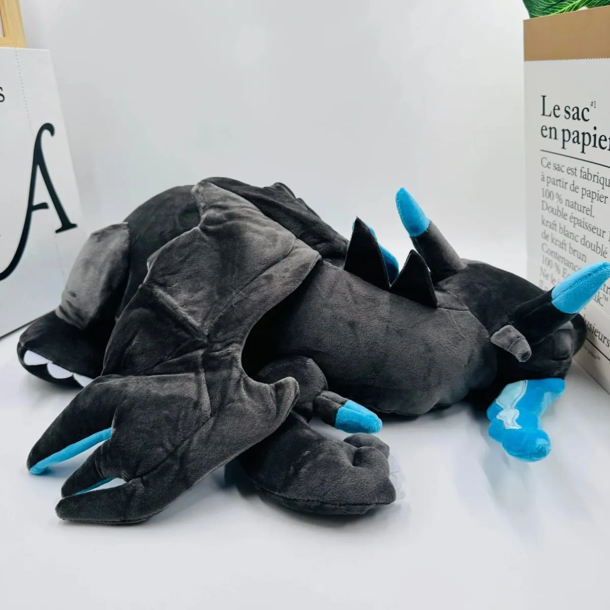 Νέα μεγάλα 48 εκατοστά μπλε Sleeping Charizard βελούδινα παιχνίδια κούκλας Super Soft Pokemon Stuffed Anime Anime βελούδινο μαξιλάρι δάπεδο/μαξιλάρι καναπέ — image 10