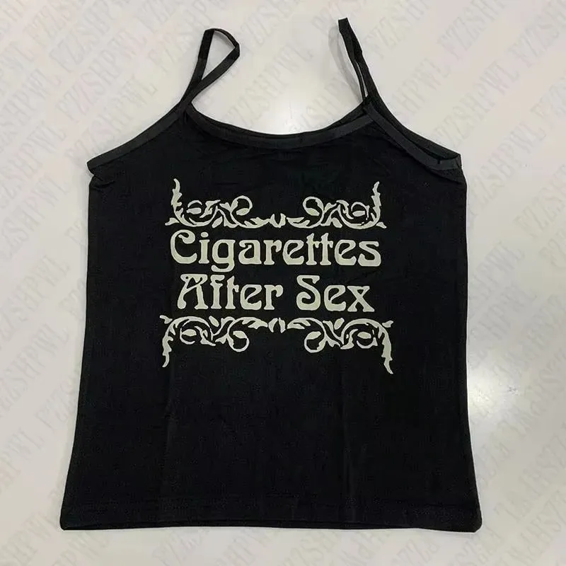 Γυναικείο γοτθικό στυλ αράχνης Cami Tank Top Αμάνικο Spaghetti λουράκι Y2K Slim Cropped Camisole Dark Punk Streetwear τοπ — image 14