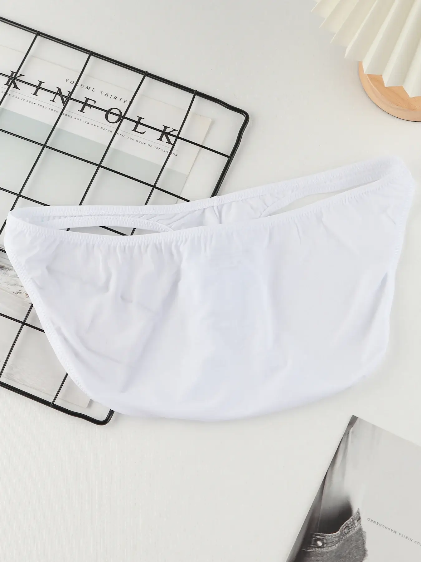 New Men's Underwear U convex Bag Hip Sexy Solid Color Bikini Men's Briefs Comfortable Breathable Quality Male Panties G6008SJ — image 19