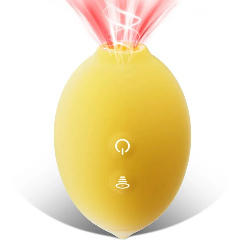 Lemon Vibrator Sucking Vibrator Clitoral Stimulator με 10 λειτουργίες ρουφήγματος σιλικόνη Clitoral Sucker Γυναικεία σεξουαλικά παιχνίδια 18+