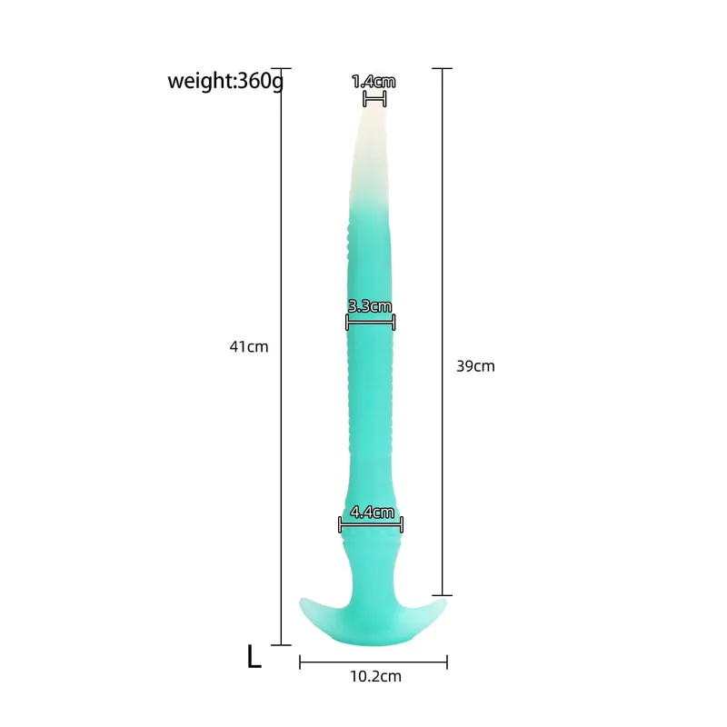 Soft Liquid Silicone Long Tentacles Anal Plugs Suitable for All Players As an Adult Sex Toy Vaginal and Anal Stimulating Device