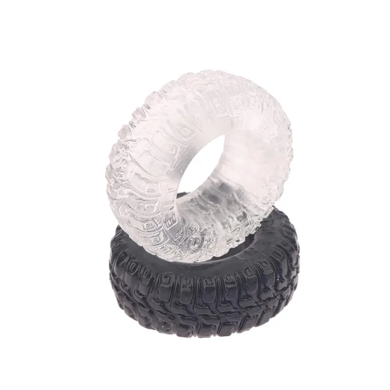 2 PCS/Set Soft Penis Cock Rings Male Delay Ejaculation Testis Scrotum Restraint Adult Games Sex Toys For Men Reusable