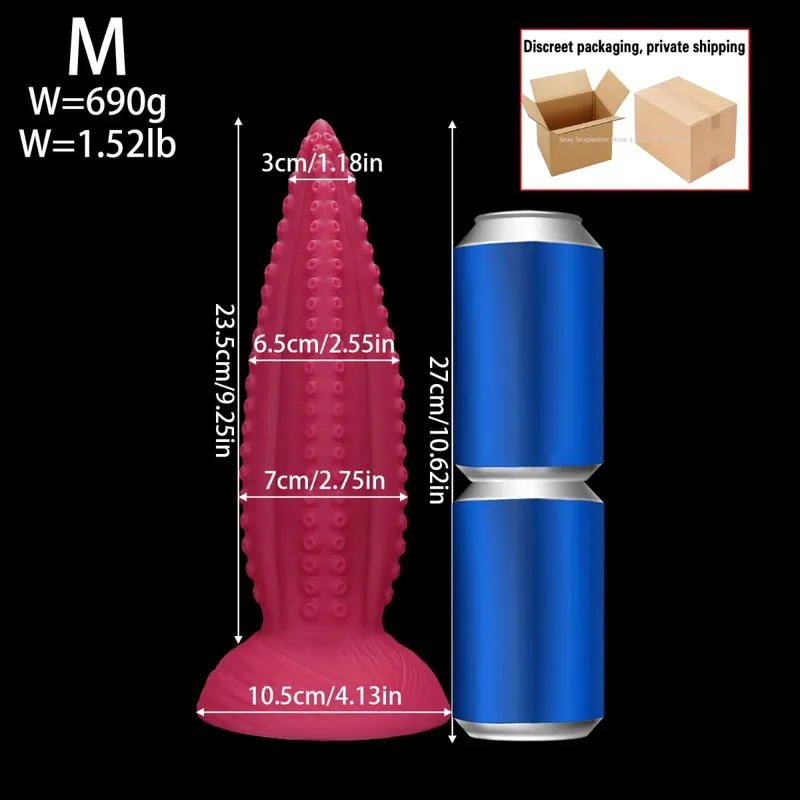 66cm Super Long Huge Anal Plug Big Thick Butt Plugs Training Anal Dilator Toy Prostate Massager Adult Anal Sex Toy For Women Men — image 15