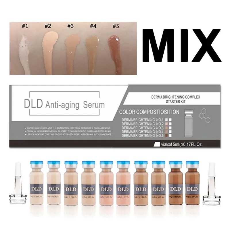 10 בקבוקונים Korea BB Cream Glow Essence ערכת התחלה למתחילים Niacinamide Moisturizing Foundation Cream טיפוח עור הפנים