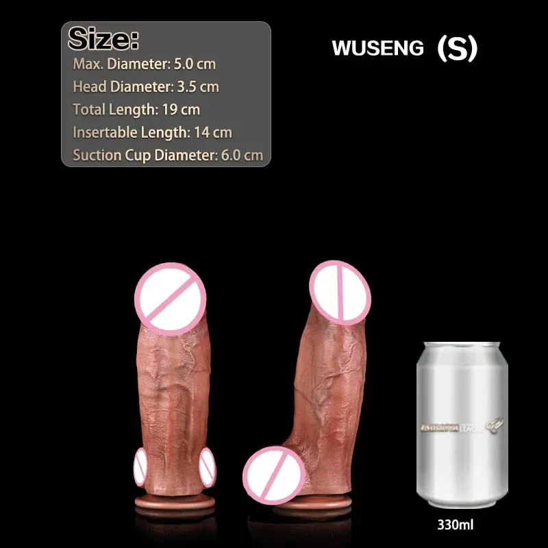 Ρεαλιστικό Dildo Lifelike Skin Texture Σχεδίαση σταθερού πυρήνα Απόλυτη ικανοποίηση Παιχνίδι για ενήλικες