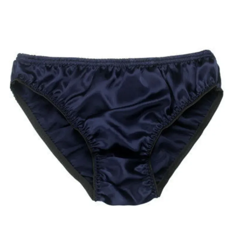 100% Mulberry Silk Men Sexy Underwear Wrinkle Briefs Breathable Male Panties Pure Silk Trigonometric Soft Man Underpants Summer — image 23