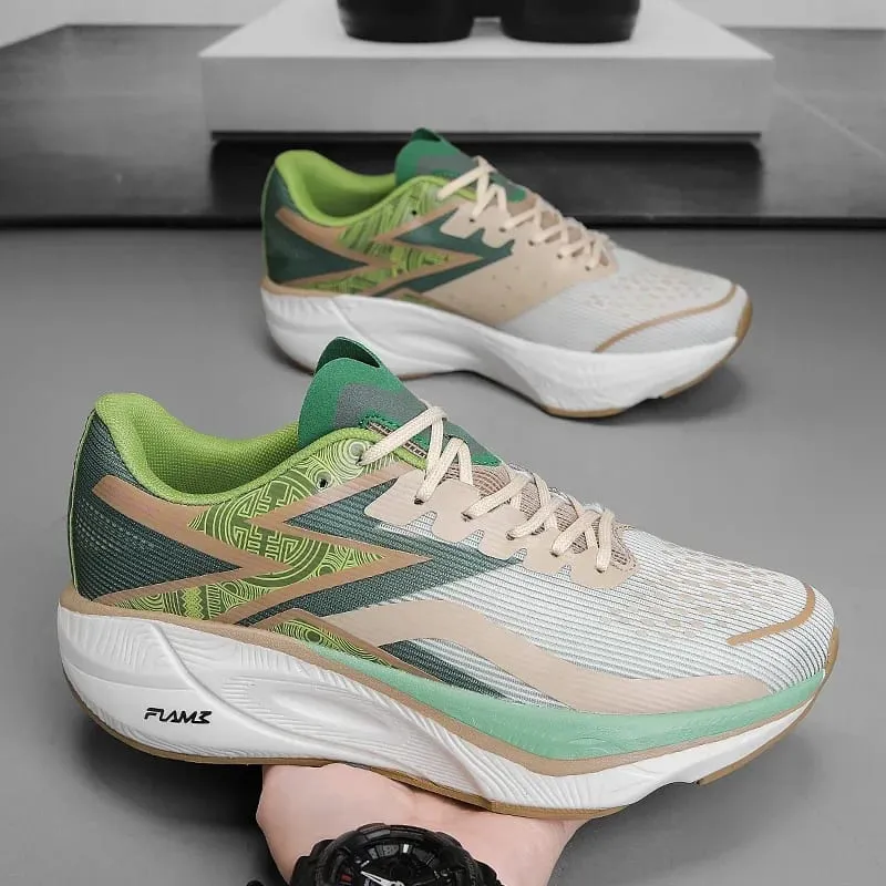 Sapatos de corrida masculinos casuais e confortáveis, de cor sólida, resistentes ao desgaste, respiráveis e fáceis de usar, antiderrapantes — image 8