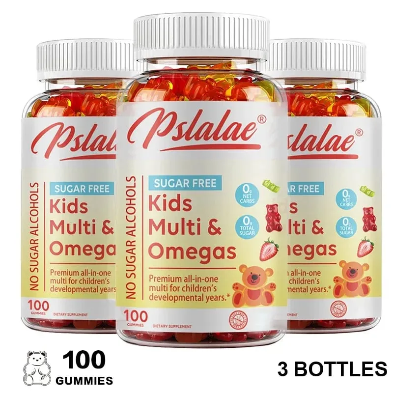Kids Multivitamins gumicukor - Erősíti az immunitást Elősegíti az egészséges agy- és testfejlődést, energiát ad