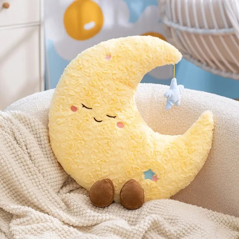 Rainbow Wish Star Moon βελούδινο μαξιλάρι Πολύχρωμο Crown Cloud Μαλακό παιχνίδι Μαξιλάρι Μαξιλάρι Καναπές Διακόσμηση σπιτιού Μαξιλάρια ριχτάρι — image 7
