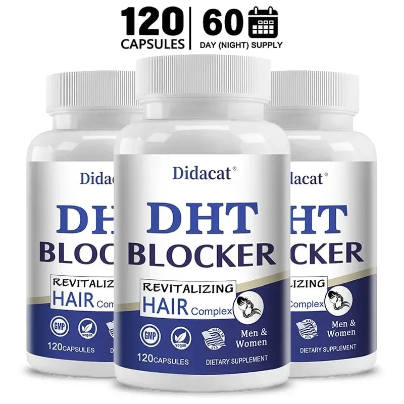 Didacat Advanced DHT Blocker Hair Growth Supplement for Hereditary Thinning Hair - for Men and Women Hair Loss — image 11