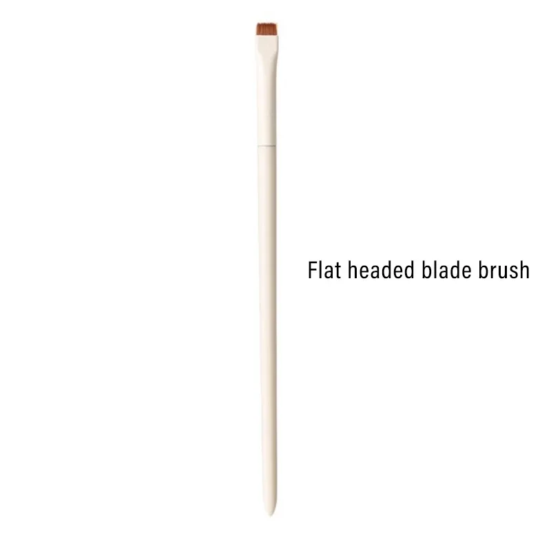 1/3/7/9 τεμ. White Upgrade Blade Eyeliner Brush Πινέλα μακιγιάζ ματιών Σετ εξαιρετικά λεπτή λεπτή γωνία επίπεδη βούρτσα φρυδιών ακριβής λεπτομέρεια — image 10