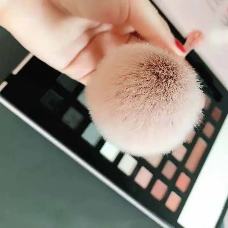 Pincéis de maquiagem profissional, pó de ouro rosado, blush, cabelo macio, limpador de pó grande para unhas, ferramenta de beleza cosmética para manicure — image 4