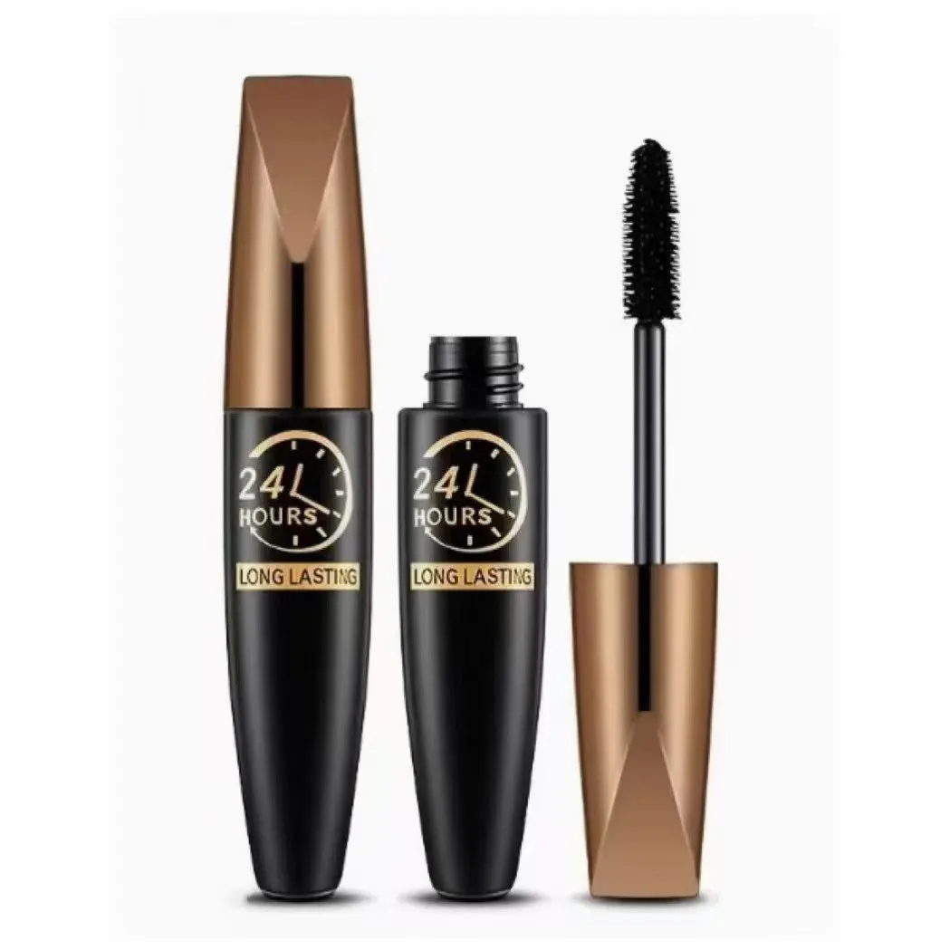 5D Eye Black Mascara עמיד למים מאריך ריסים הארכת סיבי משי מסקרה איפור עיניים לנשים איפור קוריאני קוסמטי — image 4