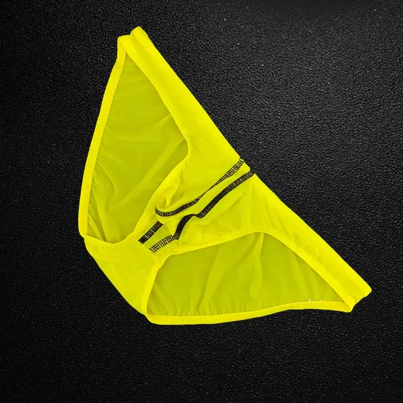 กางเกงในบุรุษผ้าไหมน้ำแข็ง Ultra บางชุดชั้นในเซ็กซี่ U Bulge POUCH กางเกงชาย Elastic Comfort Quick Drying กางเกงยีนส์กางเกง — image 8