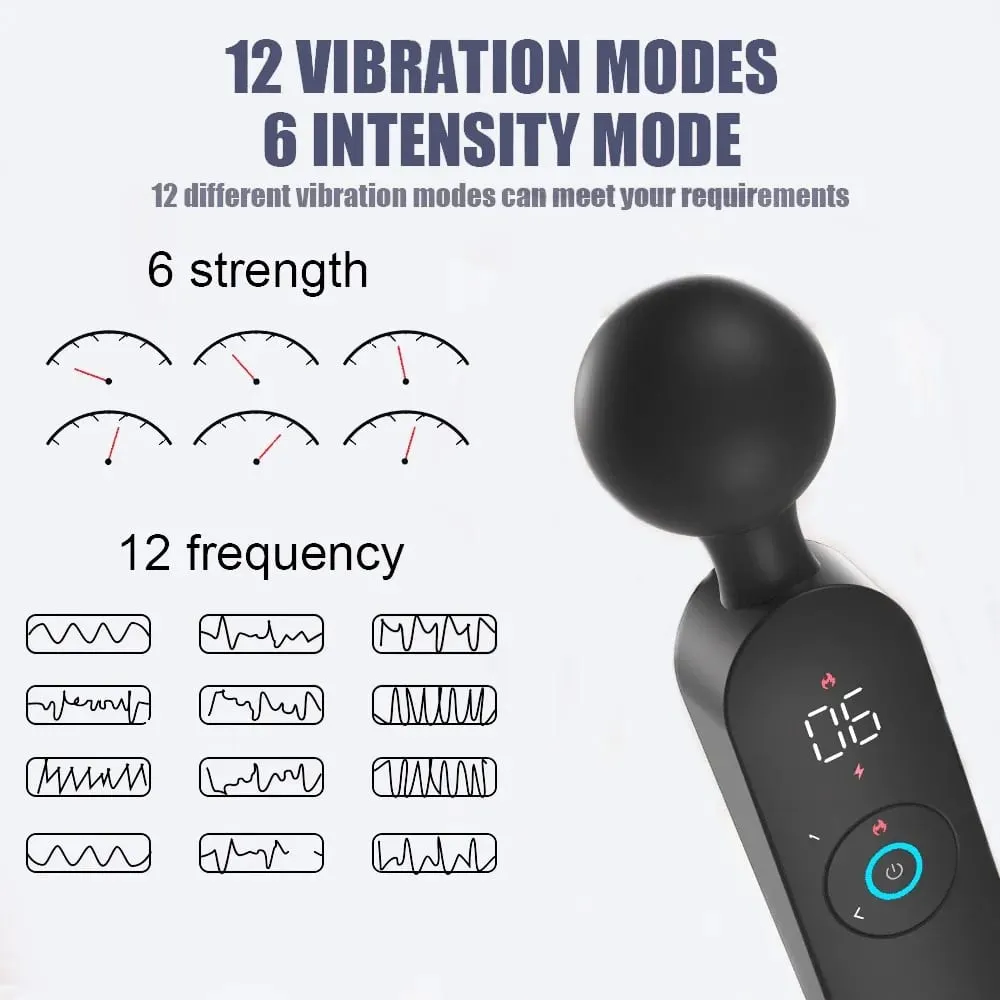 Ασύρματοι δονητές Dildo AV Magic Wand for Women Clitoris Stimulator 72 Συχνότητα Ισχυρό μοτέρ μασάζ Είδη Παιχνίδια σεξ για ενήλικες