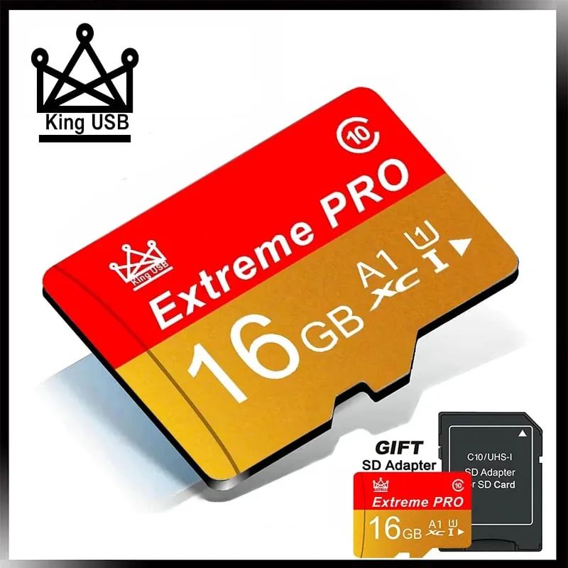 Gyors átvitel tartós memóriakártya és Micro SD kártya SD kártyák TF kártyák 32 GB / 64 GB / 256 GB / 512 GB CCTV biztonsági kamerákhoz