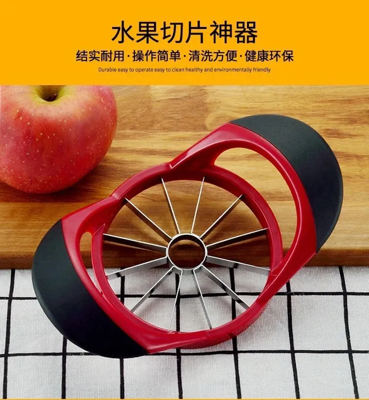 Από ανοξείδωτο χάλυβα Apple Slicer & Corer Super Sharp Apple Cutter Peeler Apple Sharpener Εργαλείο πολλαπλών λειτουργιών φρούτων SGGJ007 — image 7