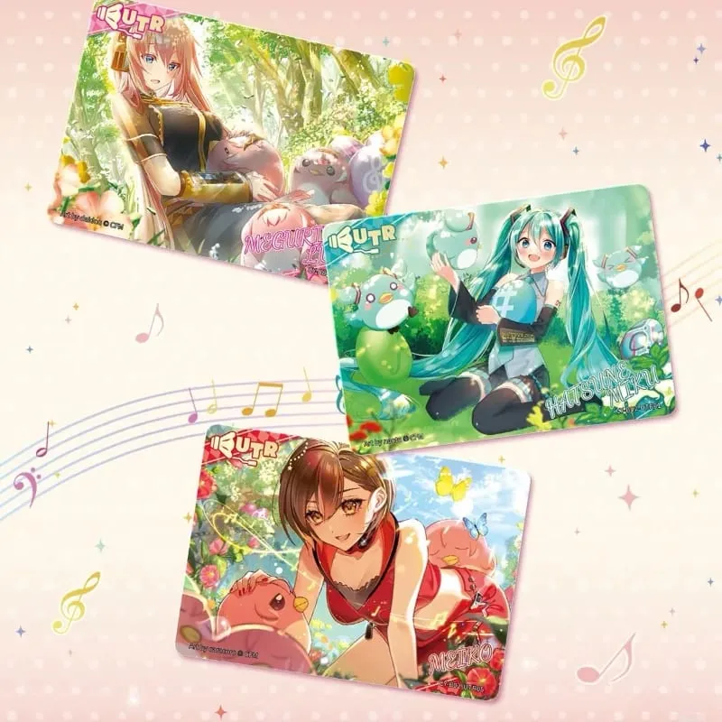 כרטיס Hatsune Miku מקורי חבילה ראשונה סדרת אנימציה כרטיס אוסף משחקי SE היקפי צעצועי ילדים מתנות ילדה