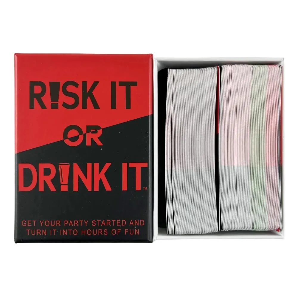 Risk It or Drink It Διασκεδαστικό παιχνίδι πάρτι για το κολέγιο παιχνίδι με κάρτες Παιχνίδι με το ποτό Pregame Night Ξεκαρδιστικό τόλμημα Προκλήσεις Ερωτήσεις για ενήλικες — image 4