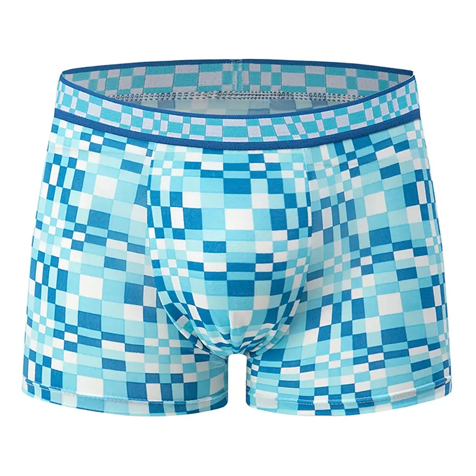 Boxer décontracté à motifs colorés pour hommes, sous-vêtements amples et confortables, surdimensionnés, taille élastique, 4/5 pièces — image 18