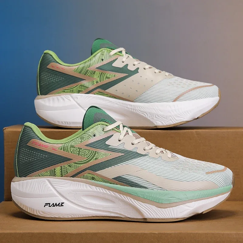 Sapatos de corrida masculinos casuais e confortáveis, de cor sólida, resistentes ao desgaste, respiráveis e fáceis de usar, antiderrapantes — image 6