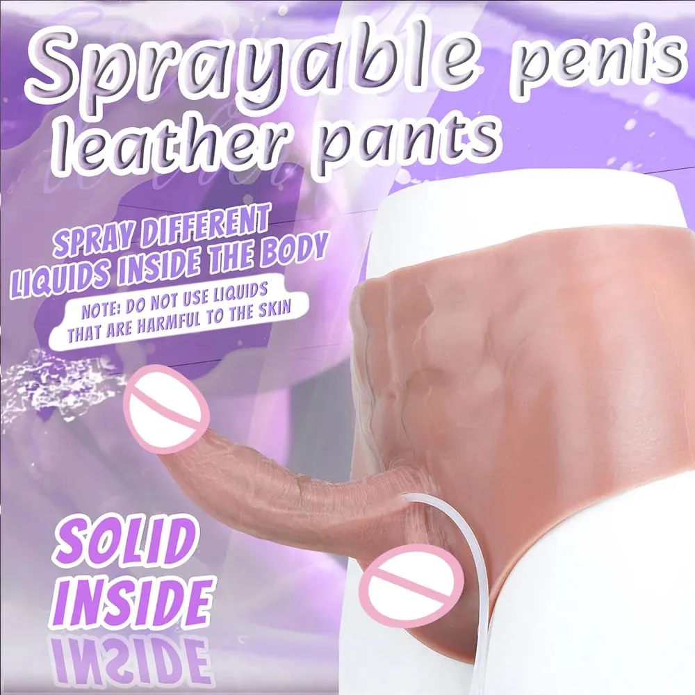 Σιλικόνη πρωκτικό βύσμα Squirting Dildo εσώρουχα με κοιλιακούς μύες συμπαγές πέος κολπικό πρωκτικό αυνανιστικό παιχνίδι σεξ για γυναίκες — image 5